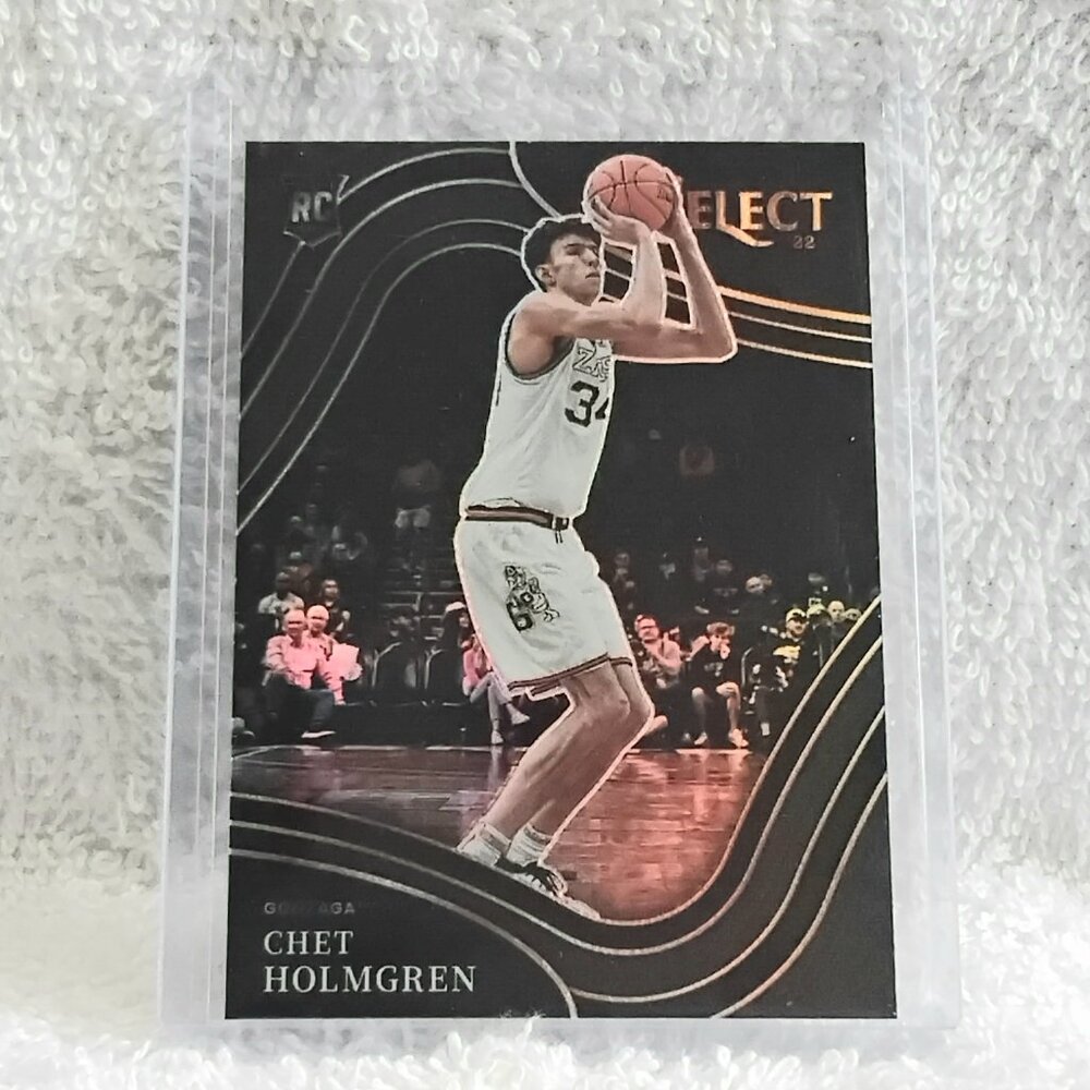 5/$20 Mint 2022 Chronicles Select DP Chet Holmgren Black RC Basketball Card 1!!